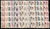 Berlin Berlin Händlerlot Frauen Berlin postfrisch 5x komplett MiNr. Händlerlot Frauen Berlin postfrisch 5x komplett -