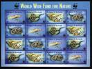 Antigua + Barbuda Antigua + Barbuda 3838-3841 postfrisch als ZD-Bogen, Schlangen WWF MiNr. 3838-3841 postfrisch als ZD-Bogen, Schlangen WWF -