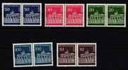 Berlin Berlin 286-290 postfrisch Paare Brandenburger Tor MiNr. 286-290 postfrisch Paare Brandenburger Tor -