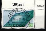 BRD Bund BRD Bund 1101 gestempelt als Eckrand mit KBWZ MiNr. 1101 gestempelt als Eckrand mit KBWZ -