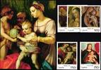 Uganda Uganda 1624-1628 und Block 244 postfrisch Weihnachten MiNr. 1624-1628 und Block 244 postfrisch Weihnachten -