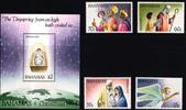 Bahamas Bahamas 854-857 und Block 76 postfrisch Weihnachten MiNr. 854-857 und Block 76 postfrisch Weihnachten -