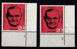 Berlin Berlin 197 postfrisch Eckrand mit Formnummer 1 und 2 MiNr. 197 postfrisch Eckrand mit Formnummer 1 und 2 -