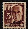 Französische Rheinland Pfalz Französische Rheinland Pfalz 2 G postfrisch Druck auf Gummiseite MiNr. 2 G postfrisch Druck auf Gummiseite -