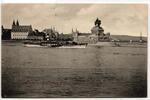 AK Koblenz Deutsches Eck mit Dampfschiff ungebraucht -