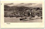 AK Trieste Hafen ungebraucht -