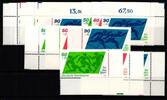BRD BRD 1046-1048 postfrisch Ecke 1-4, FN 0 MiNr. 1046-1048 postfrisch Ecke 1-4, FN 0 -