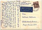 Berlin 48 auf Postkarte als Einzelfrankatur portogerecht -