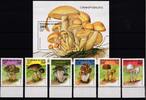 Benin Benin 1003-1008 und Block 37 postfrisch Pilze MiNr. 1003-1008 und Block 37 postfrisch Pilze -