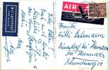 Berlin 48 auf Postkarte als Einzelfrankatur portogerecht -