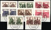 Berlin Berlin 242-249 gestempelt waagerechte Paare, geprüft Schlegel BPP MiNr. 242-249 gestempelt waagerechte Paare, geprüft Schlegel B -
