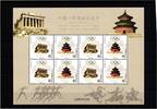 China Volksrepublik China Volksrepublik 3552-3553 postfrisch als Kleinbogen MiNr. 3552-3553 postfrisch als Kleinbogen -