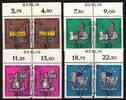 Berlin Berlin 348-351 gestempelt Oberrand Zudruck Berlin MiNr. 348-351 gestempelt Oberrand Zudruck Berlin -