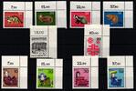 Berlin Berlin 316-325 postfrisch vom Eckrand, 1968 ohne Dauerserien MiNr. 316-325 postfrisch vom Eckrand, 1968 ohne Dauerserien -