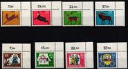 Berlin Berlin 291-298 postfrisch vom Eckrand, 1966 ohne Dauerserien MiNr. 291-298 postfrisch vom Eckrand, 1966 ohne Dauerserien -