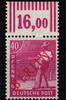 Berlin Berlin 29 W OR postfrisch vom Oberrand, Attest Schlegel BPP MiNr. 29 W OR postfrisch vom Oberrand, Attest Schlegel BPP -