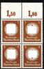 Deutsches Reich Dienstmarken Deutsches Reich Dienstmarken 166 P OR postfrisch als Viererblock MiNr. 166 P OR postfrisch als Viererblock -