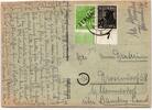 Berlin 1, 4 UR auf Postkarte als Mischfrankatur portogerecht -