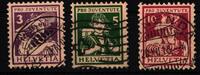 Schweiz Schweiz 130-132 gestempelt MiNr. 130-132 gestempelt -