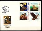 Portugal Portugal 1490-1493 gestempelt als FDC, Eulen MiNr. 1490-1493 gestempelt als FDC, Eulen -