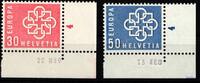 Schweiz Schweiz 681-682 postfrisch Eckrand Druckdatum MiNr. 681-682 postfrisch Eckrand Druckdatum -