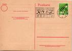 Berlin auf Postkarte ungelaufen mit Luftbrückenstempel -