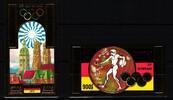 Kambodscha Kambodscha 351 und 352 B postfrisch Olympische Spiele MiNr. 351 und 352 B postfrisch Olympische Spiele -