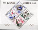 Monaco Monaco 1415-1418 postfrisch als Sonderdruck, Olympiade Moskau MiNr. 1415-1418 postfrisch als Sonderdruck, Olympiade Moskau -