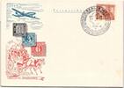 Berlin 43 auf Postkarte Ersttag Markenheftchen -