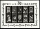 Österrreich Österrreich Block 12 postfrisch als Schwarzdruck, ungezähnt MiNr. Block 12 postfrisch als Schwarzdruck, ungezähnt -