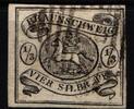 Braunschweig Braunschweig 5 gestempelt gut geschnitten MiNr. 5 gestempelt gut geschnitten -