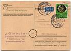 BRD Bund 121 auf Postkarte portogerecht -
