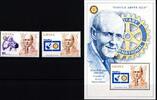 Ghana Ghana Block 321+ 2511-2512 postfrisch Rotary Club MiNr. Block 321+ 2511-2512 postfrisch Rotary Club -