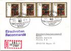 BRD Bund 1346 auf Brief als Mehrfachfrankatur vom Ersttag -