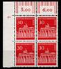 Berlin Berlin 288 DZ postfrisch ER-Vbl. mit Druckerzeichen 4 neben Feld 1 oben MiNr. 288 DZ postfrisch ER-Vbl. mit Druckerzeichen 4 neb -