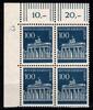 Berlin Berlin 290 DZ postfrisch ER-Vbl. mit Druckerzeichen 12 neben Feld 1 oben MiNr. 290 DZ postfrisch ER-Vbl. mit Druckerzeichen 12 n -