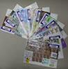 Mongolei auf Brief 10x A4 Format mit einer bunten Frankatur -selten- -