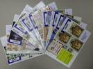 Mongolei auf Brief 10x A4 Format mit einer bunten Frankatur -selten- -