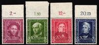 BRD Bund BRD Bund 117-120 OR postfrisch vom Oberrand gefaltet MiNr. 117-120 OR postfrisch vom Oberrand gefaltet -