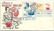Ryukyu-Inseln FDC 40-41 als Ersttagsbrief -