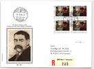 Schweiz 1319 als Ersttagsbrief als Mehrfachfrankatur -