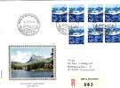 Schweiz 1459 als Ersttagsbrief als Mehrfachfrankatur -