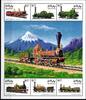 Malediven Malediven 3277-3282 postfrisch als Kleinbogen Lokomotive MiNr. 3277-3282 postfrisch als Kleinbogen Lokomotive -