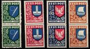   Estland Estland 152-155 postfrisch als senkrechte Paare MiNr. 152-155 postfrisch als senkrechte Paare 