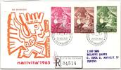 Vatikan FDC 487-489 als Ersttagsbrief -