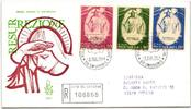Vatikan FDC 544-546 als Ersttagsbrief -