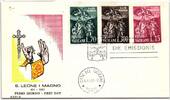 Vatikan FDC 366-368 als Ersttagsbrief -