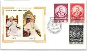 Vatikan FDC 553-555 als Ersttagsbrief -