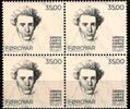 Dänemark Färöer Dänemark Färöer 780 postfrisch als Viererblock MiNr. 780 postfrisch als Viererblock -