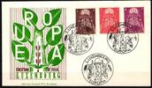 Luxemburg Luxemburg 572-574 gestempelt als FDC, Cept 1957 MiNr. 572-574 gestempelt als FDC, Cept 1957 -